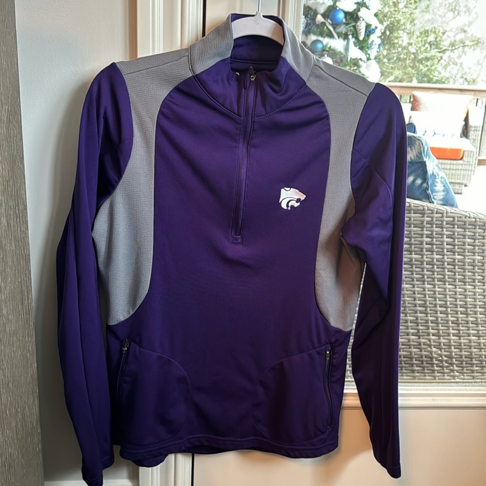 Women’s K state 3/4 zip top